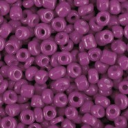 Glas rocailles kralen 8/0 (3mm) Summer plum purple